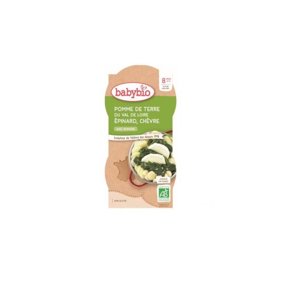 Babybio Menu Leg/Chevre 2X200g