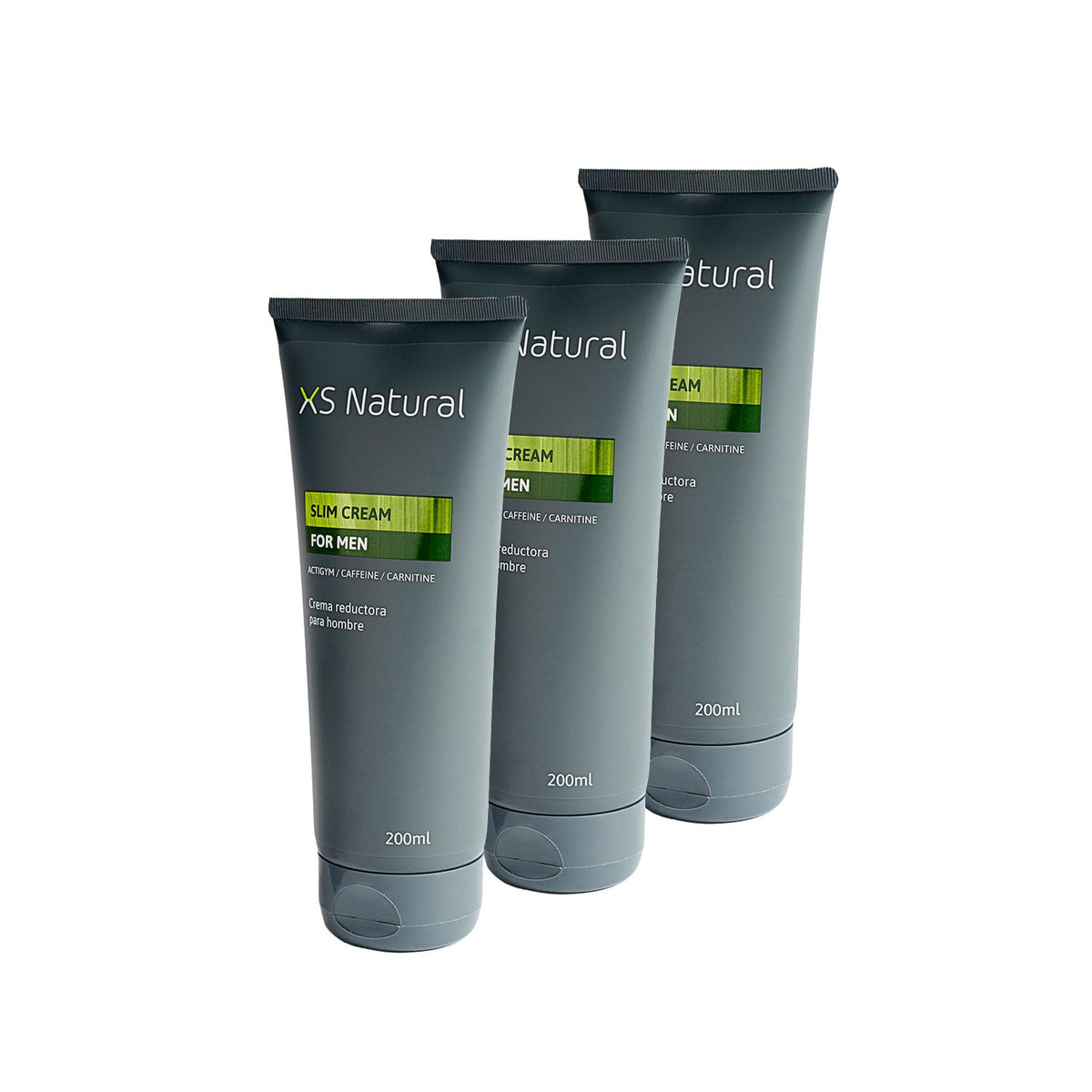 Xs Natural Crema Reductora Hombre 3x200 ml