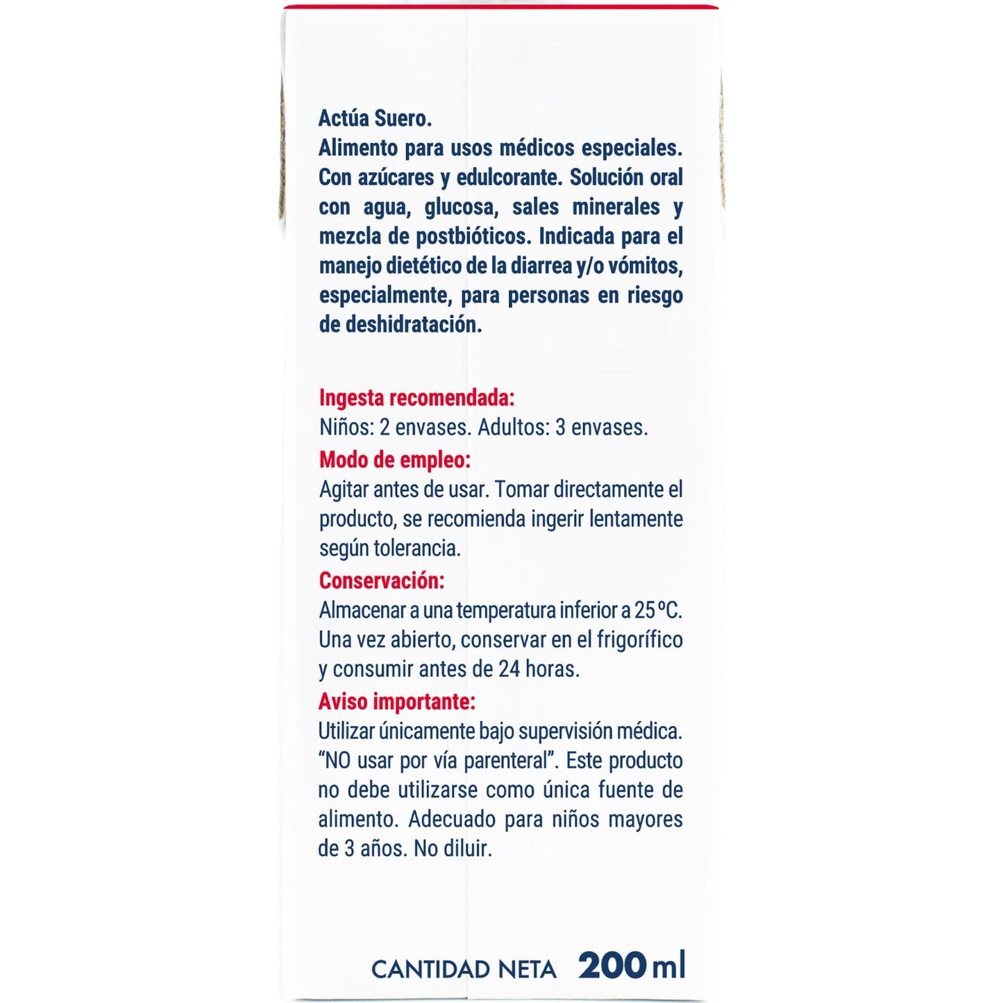 Actúa suero fresa