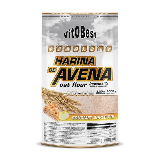 VitoBest Harina de Avena Tarta de Manzana 1kg