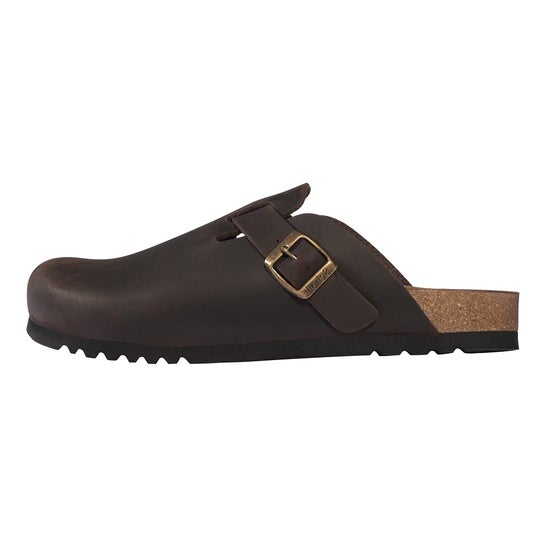 Scholl Astilbe Man Leather DK Brown T40 1 Par