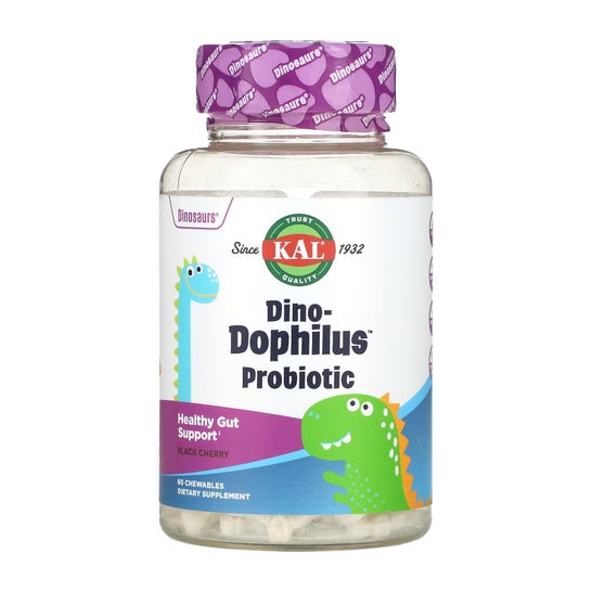 Kal Dinodophilus Masticables Cereza 60 comp