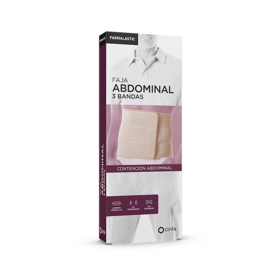 Farmalastic Faja Abdominal Mediana 3 Bandas 1ud