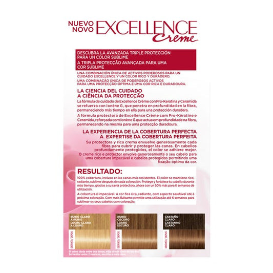 L'Oreal Set Excellence Creme Hair Color 93-Light Golden Light Blonde