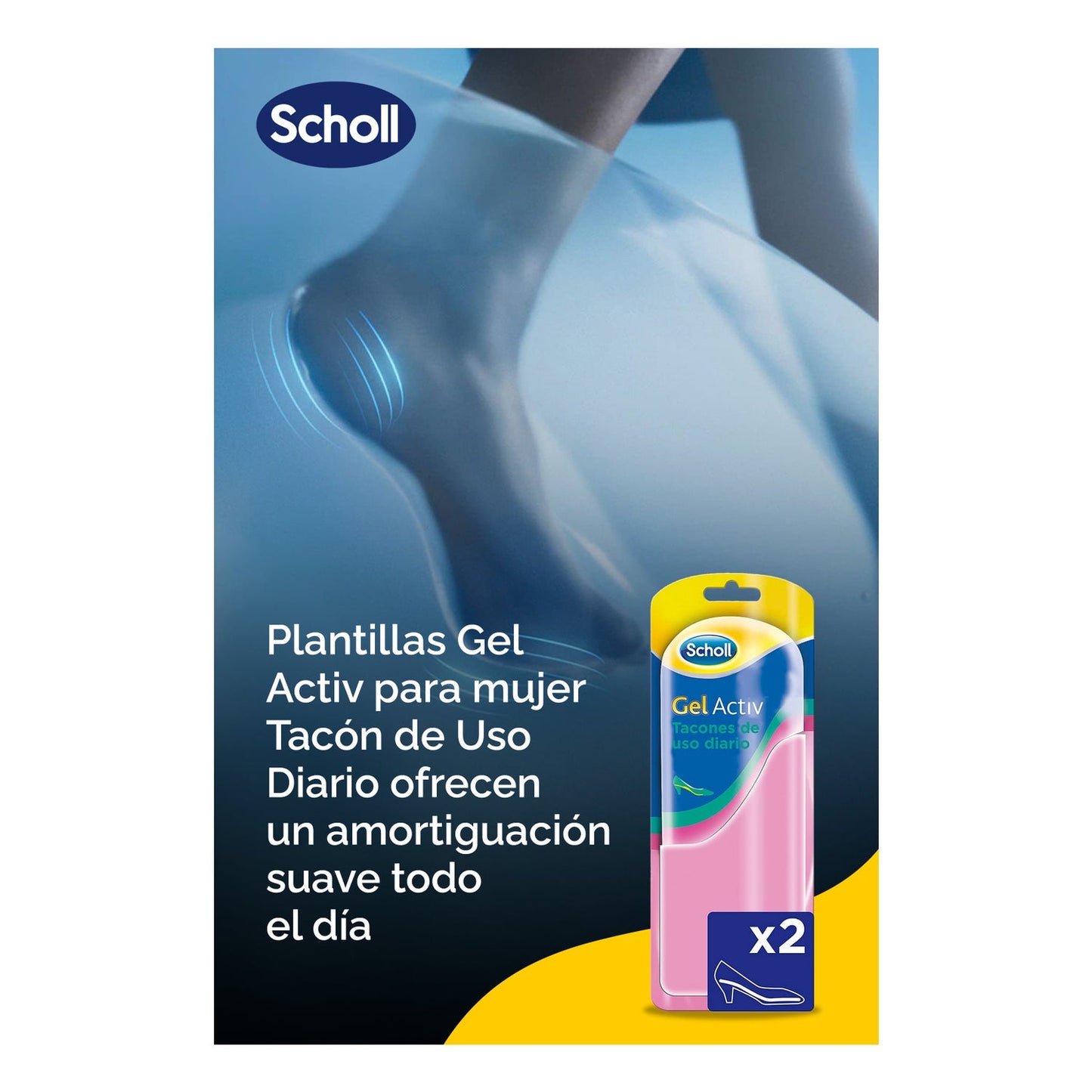 Scholl Gel Activ Tacones de Uso Diario 1par