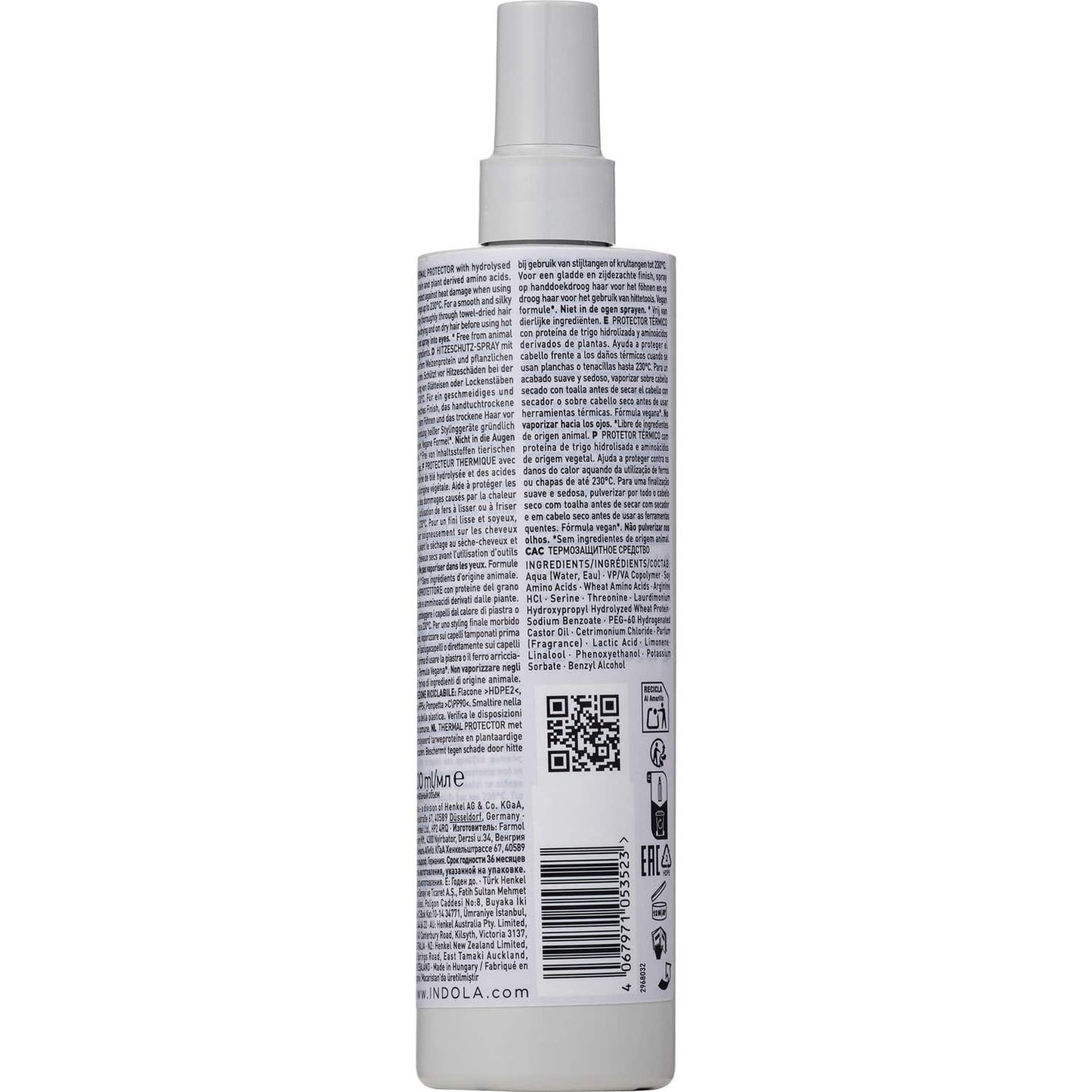 Indola Spray protector térmico sin aclarado 300ml