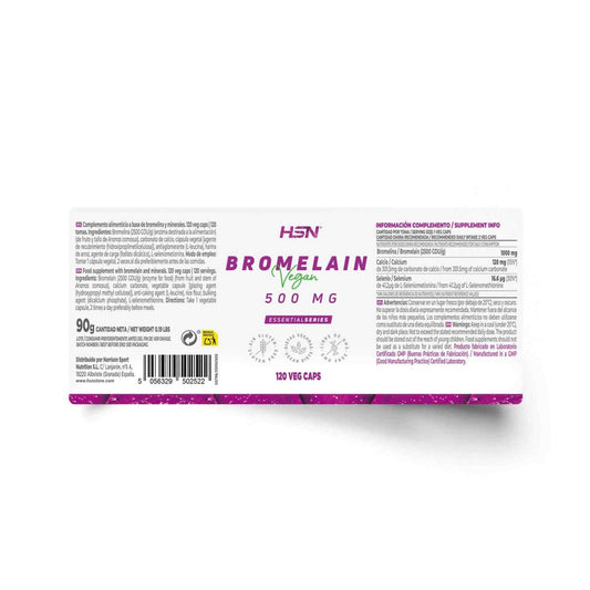 HSN Bromelina 500mg 120vcaps