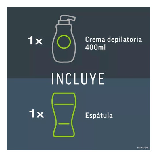 Veet Men Total Pro Crema Depilatoria Piel Sensible 400ml