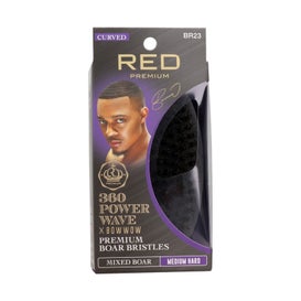 Red By Kiss 360 Power Wave Palm Boar Brush Medium Hard 1 ud