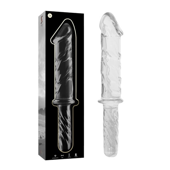 Ibiza Nebula Series Dildo Cristal Nro 24 28.5x5cm Transparen 1ud