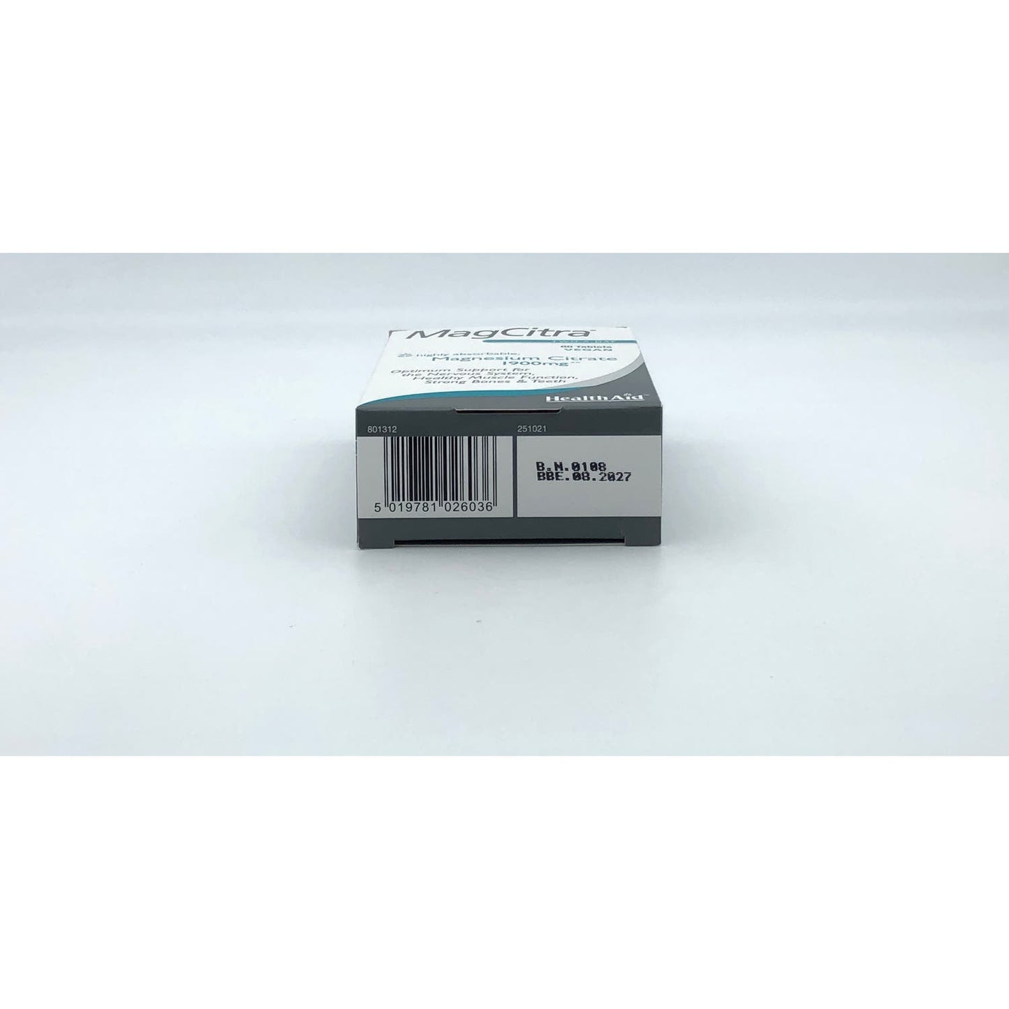 Health Aid Magcitra Citrato de Magnésio 1900mg 60 Comp.