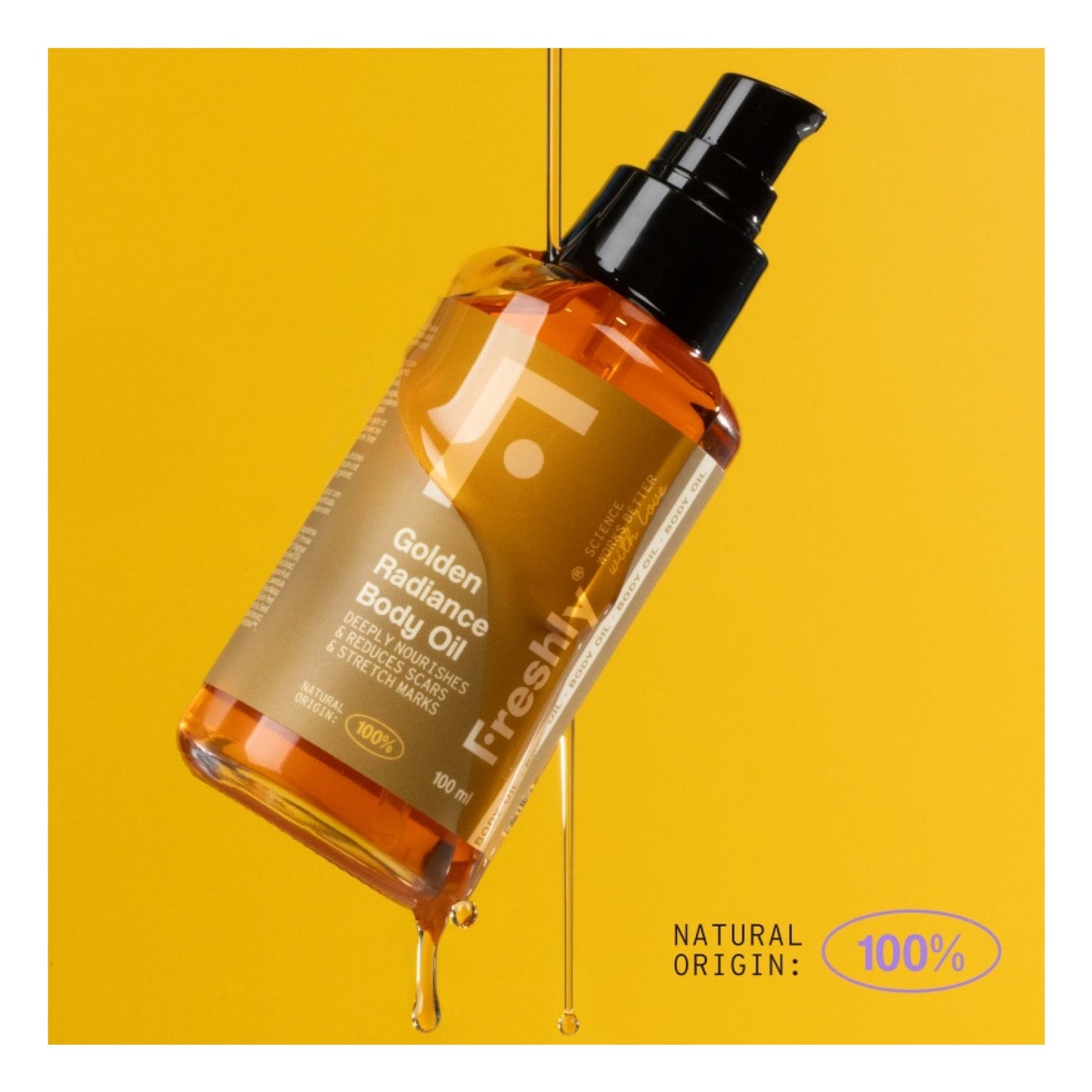 Freshly Cosmetics Golden Radiance Body Oil 100ml