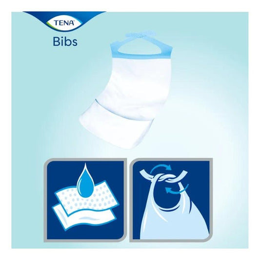 Tena Bib Babero Adulto Desechable T-m/l 150 U