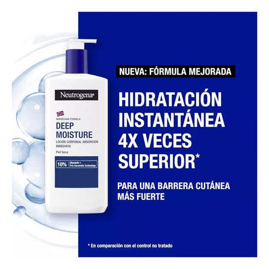 Neutrogena Hidratación Profunda Loción Corporal Absorción Inmediata 400ml