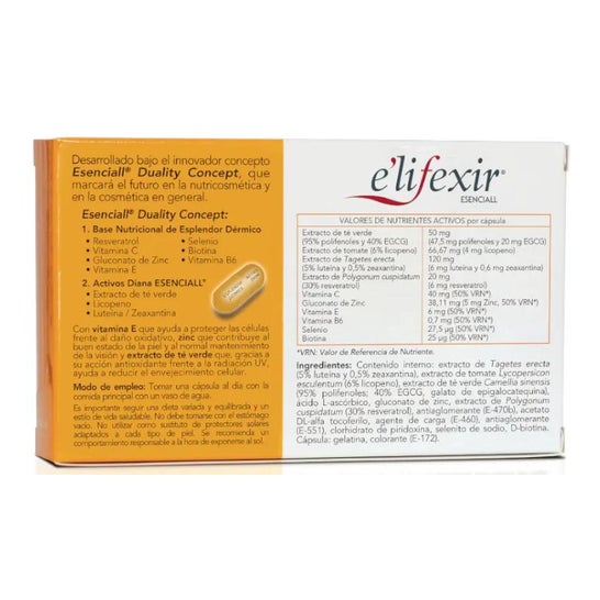 E'lifexir® Esencial piel canela 40cáps