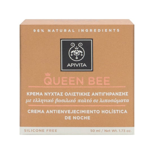 Apivita Queen Bee Crema Antienvejecimiento Holística de Noche 50ml