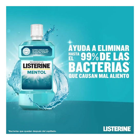 Listerine Enjuague Bucal Mentol 500+250ml