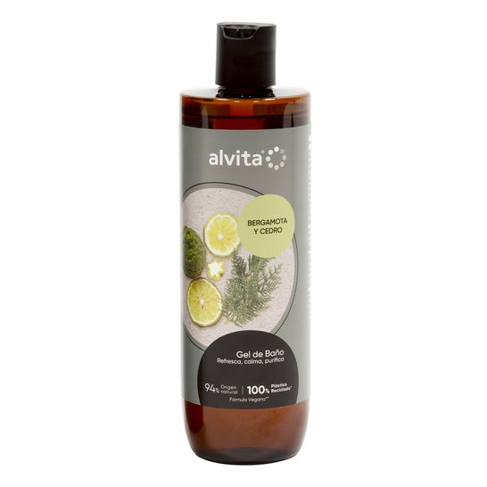 Alvita Gel de Baño Bergamota y Cedro 400ml