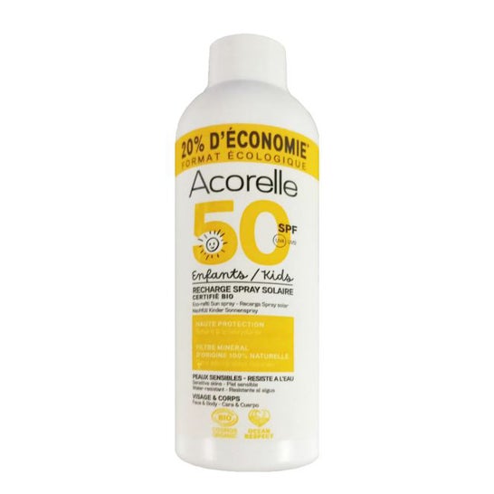 Acorelle Recarga Spray Solar Niños Spf50 150ml
