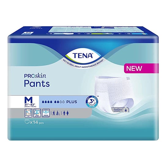 Tena Pants Plus M Nuevo 14Pcs 2534