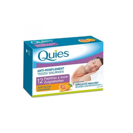Quies Anti Ronflement Agrumes 12comp