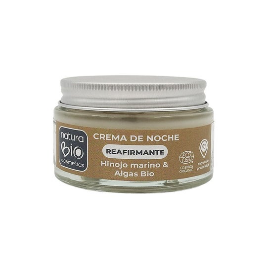 NaturaBio Cosmetics Crema Noche Reafirmante Hinojo & Algas 50 ml