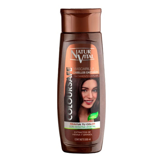 NaturVital Mascarilla Coloursafe Castaño 300ml