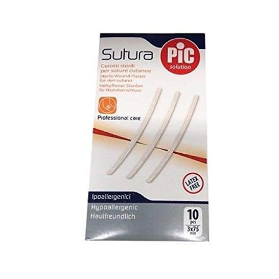 Pic Solution Apósitos para Sutura 3x75mm 10 uds
