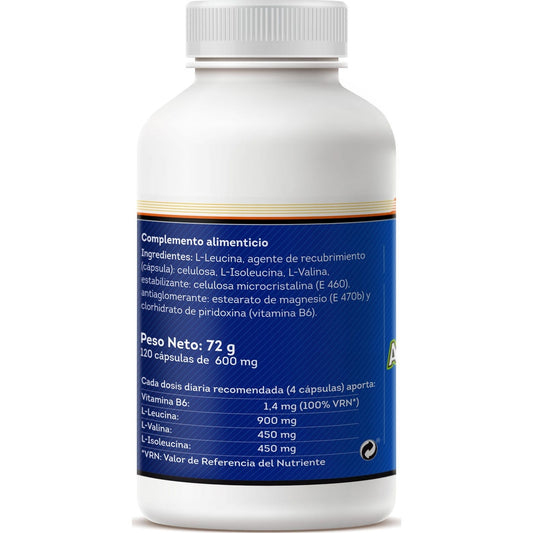 Sotya BCAA'S Aminoácidos Ramificados 120 Cáps De 600mg