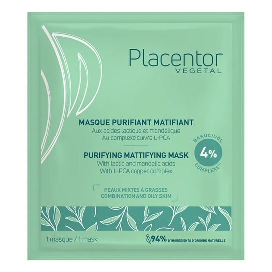 Placentor Mascarilla Purificante Matificante 25 gr