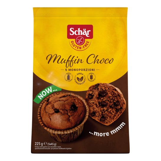 Schär Muffin Chocolate Gotas Chocolate sin Gluten 225 g