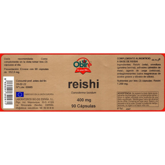 Obire Reishi 90cáps