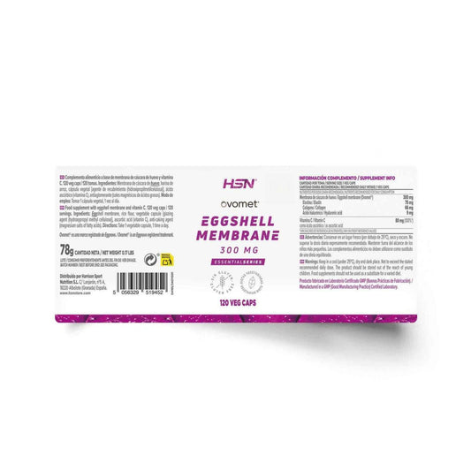 HSN Membrana de Cáscara de Huevo Ovomet® 300mg 120vcaps
