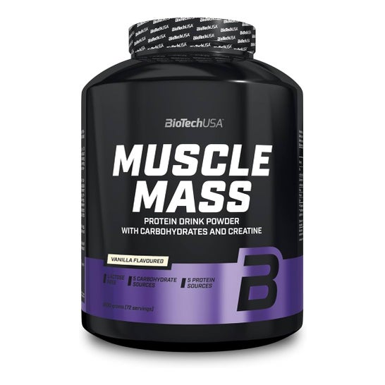 BioTech USA Muscle Mass Vainilla 4000g