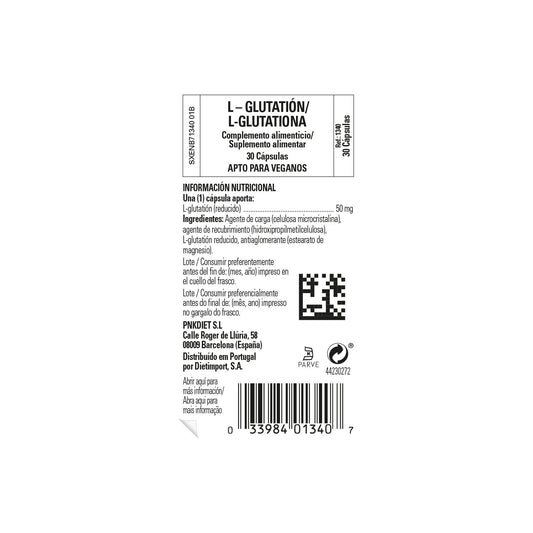Solgar L-Glutatión Reducido 50mg 30caps