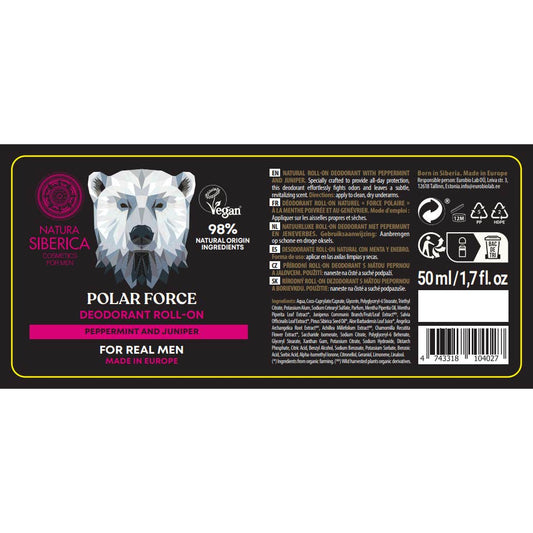 Natura Siberica Desodorante Roll-On Polar Force 50ml