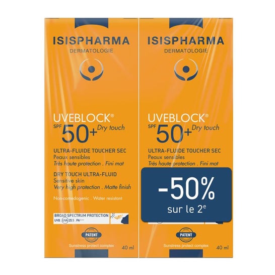 Isis Pharma Pack Uveblock SPF50+ Invisible Fluid 2x40ml