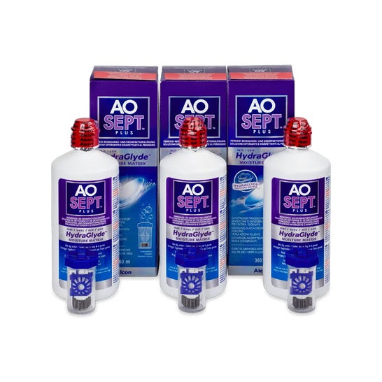 Aosept Plus Hydraglyde 3x360ml