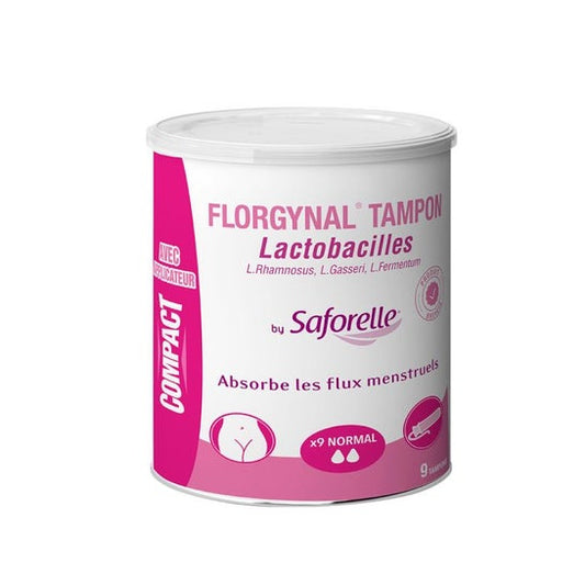 Saforelle Florgynal Tampón Probiótico Regular 9uds