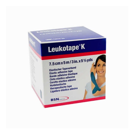 Cinta de Leucocitaria Bde K Azul 7,5 cmx5 M