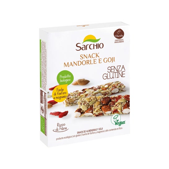 Sarchio Snack Almendras Goji Sin Gluten 80 g