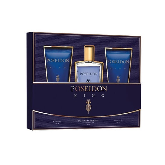 Instituto Español Poseidon King EdT + After Shave + Gel de Ducha