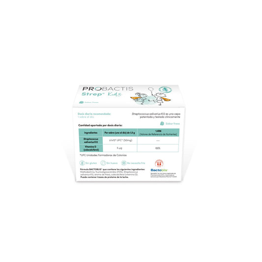 Probactis Strep Kids Fresa 30 sobres