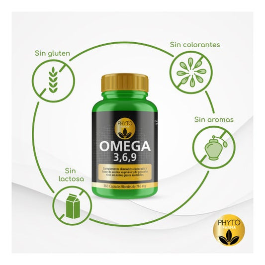 Phytofarma Omega 3 6 9 360 caps blandas