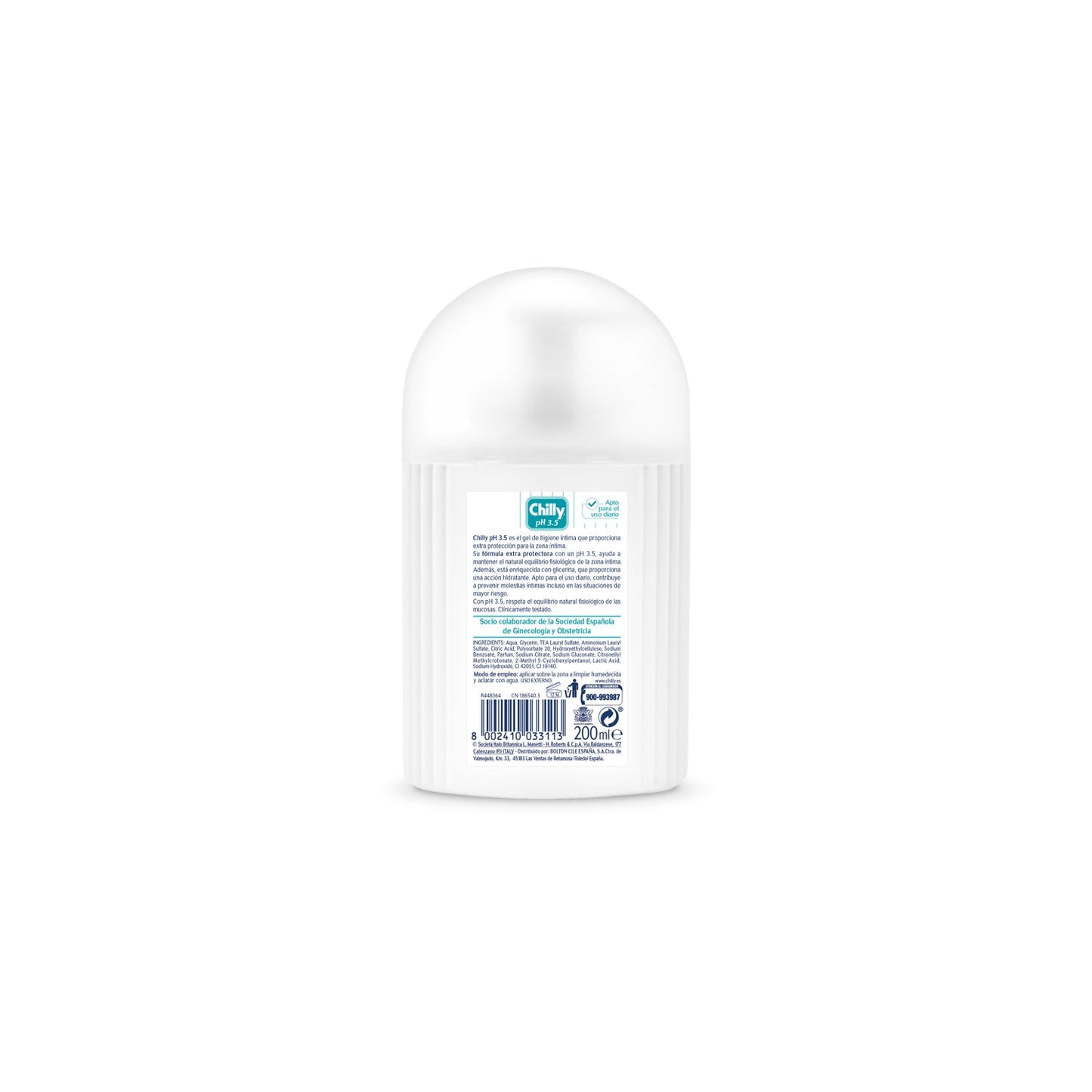 Chilly Extra Proteccion Gel Intimo 250ml