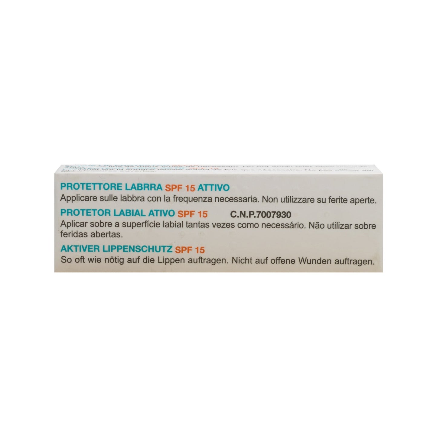 Hidrotelial protector labial activo SPF15 4g