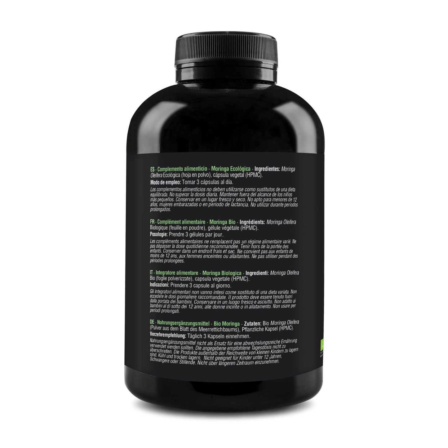 Zenement Moringa Ecológica 1800mg 260vcaps
