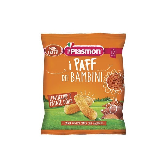 Plasmon Paff Snack Lentejas Patata Dulce 15 g