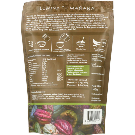 Iswari Despertar Buda Cacao 360g