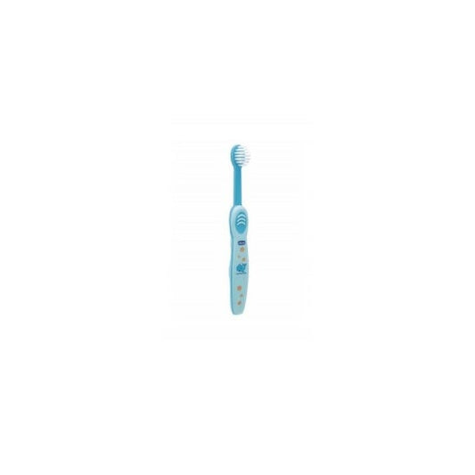 Chicco Cepillo Dental Infantil de Cerdas Suaves Azul 6m+ 1ud